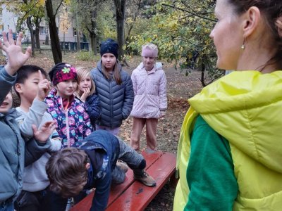 sportovní odpoledne na zahradě