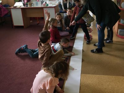 Masopustní masky průvod - kreslení