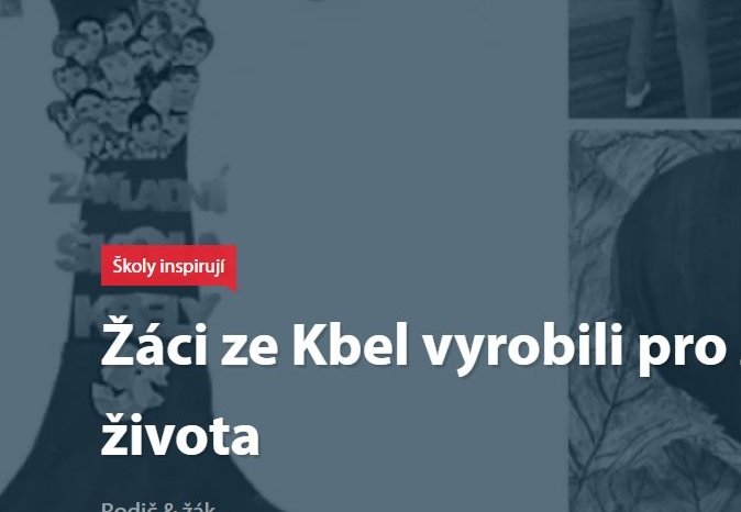 Napsali o nás | Základní škola Praha - Kbely inspiruje