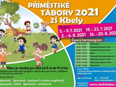 Příměstské tábory 2021 ZŠ Kbely