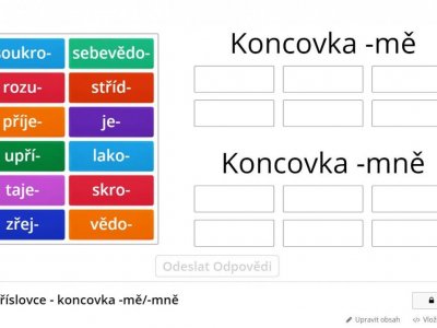 Příslovce interaktivně a s úsměvem