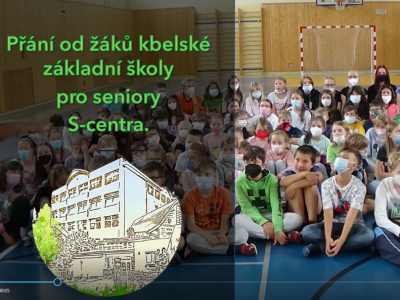 Vzkaz žáků pro seniory z S-centra, pro které čteme s projektem Obejmi čtením