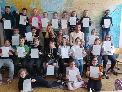 Předání pololetních vysvědčení 31.1.2022