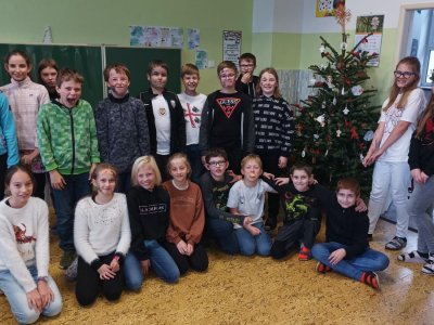 Mikuláš & adventní výzdoba 5.B