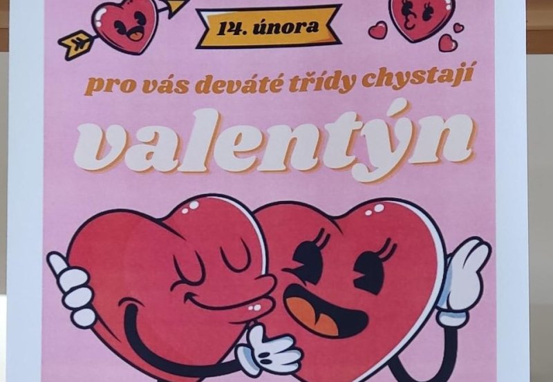 Den sv. Valentýna proběhne opět v režii devátých tříd