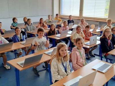 Seznámení s odbornými učebnami jsme si užili