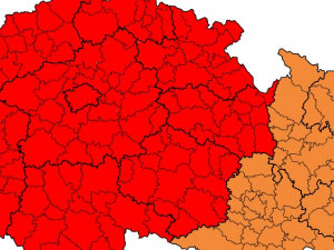 EXTRÉMNĚ SILNÝ VÍTR, VAROVÁNÍ ČESKÉHO HYDROMETEOROLOGICKÉHO ÚSTAVU, aktualizováno 10.2.2020 7:00