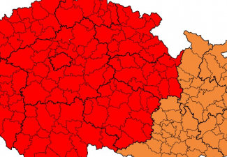 EXTRÉMNĚ SILNÝ VÍTR, VAROVÁNÍ ČESKÉHO HYDROMETEOROLOGICKÉHO ÚSTAVU, aktualizováno 10.2.2020 7:00