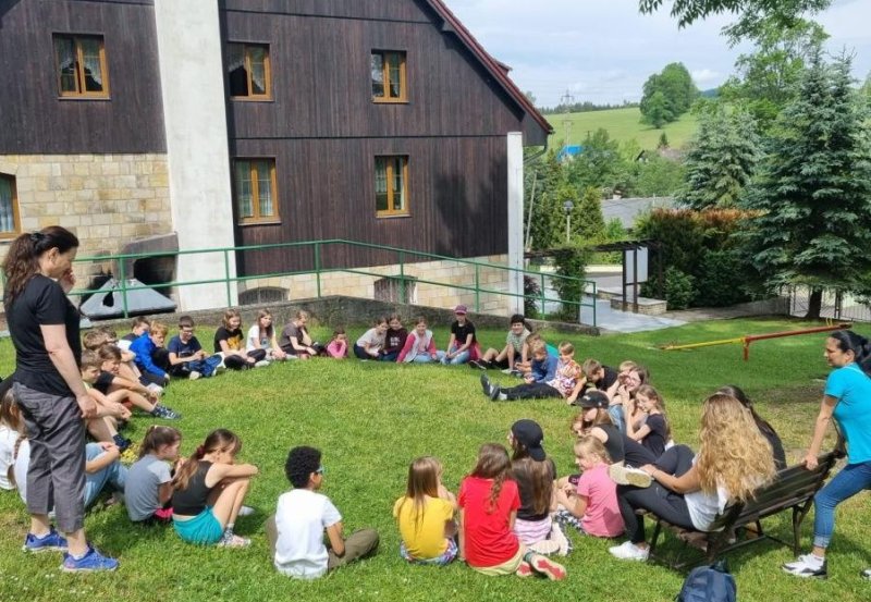 Škola v přírodě tříd 5.D a 4. E