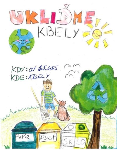 UKLIĎME KBELY: Školní projekt pro čistější okolí