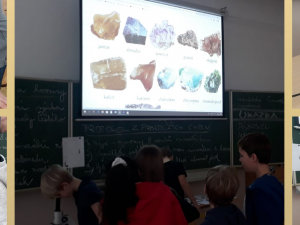 VĚDCI ZE 4. C ZKOUMALI SKRYTOU KRÁSU MINERÁLŮ