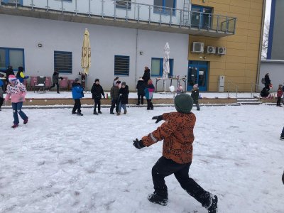 Velká přestávka je cool i na sněhu! :-)