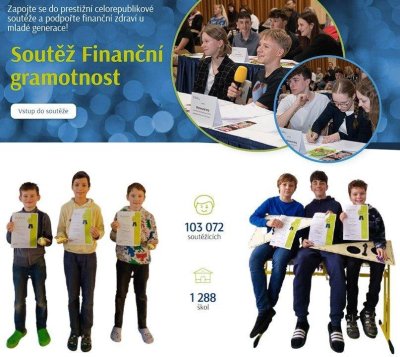 15. ročník Soutěže finanční gramotnosti