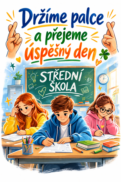 Přejeme štěstí našim deváťákům