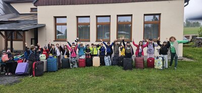Krkonošské dobrodružství tříd 4. B a 1. A