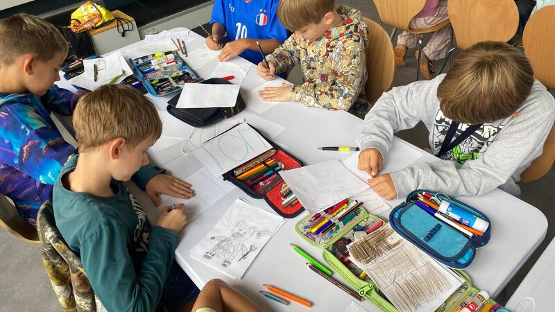 Workshop v kulturním centru s ilustrátorkou Lucií Talaber