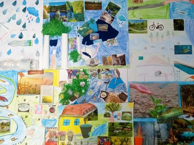 Koláže VODA a klimatická změna 2020 