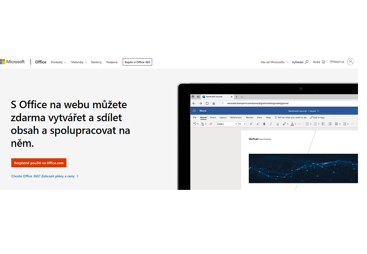 Programy Microsoft Office 365 pro naše žáky zdarma