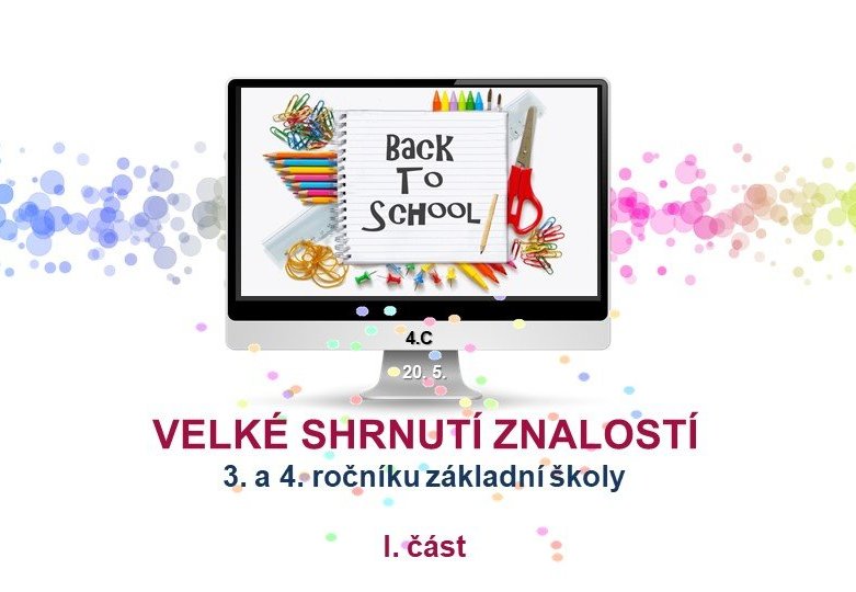 20. 5. 2020 | Distanční výuka