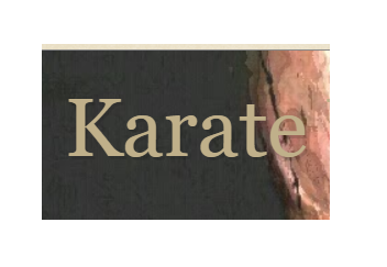 Kroužek karate