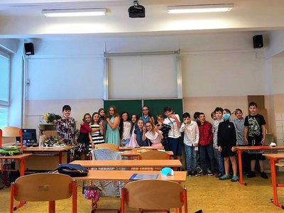 Předávání vysvědčení za školní rok 2019/2020